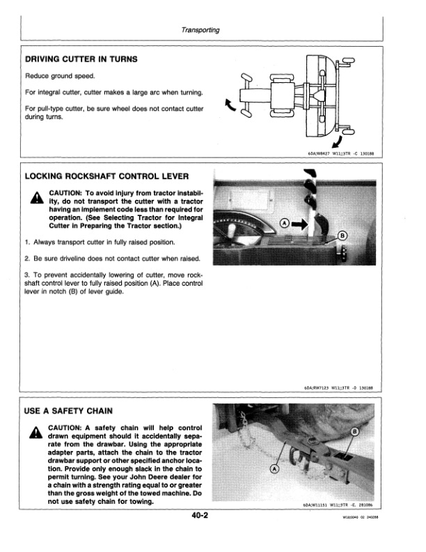 John Deere 1418 Rotary Cutter Operator Manual OMW38938 2