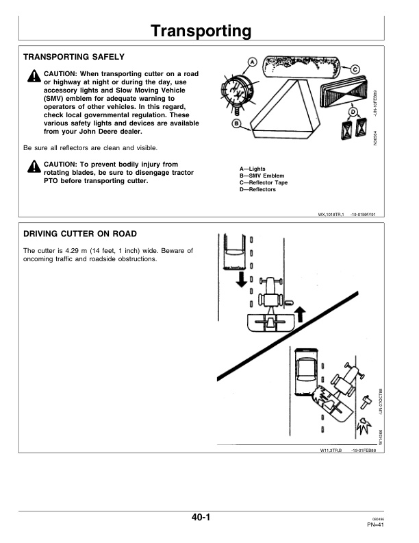 John Deere 1418 Rotary Cutter Operator Manual OMW40684 2
