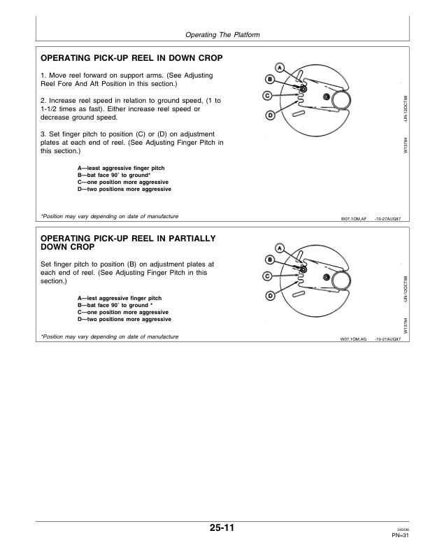 John Deere 160 Draper Platform Operator Manual OME81678 2