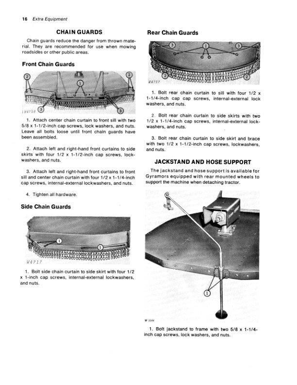 John Deere 205 Gyramor Rotary Cutter Operator Manual OMW21322 3