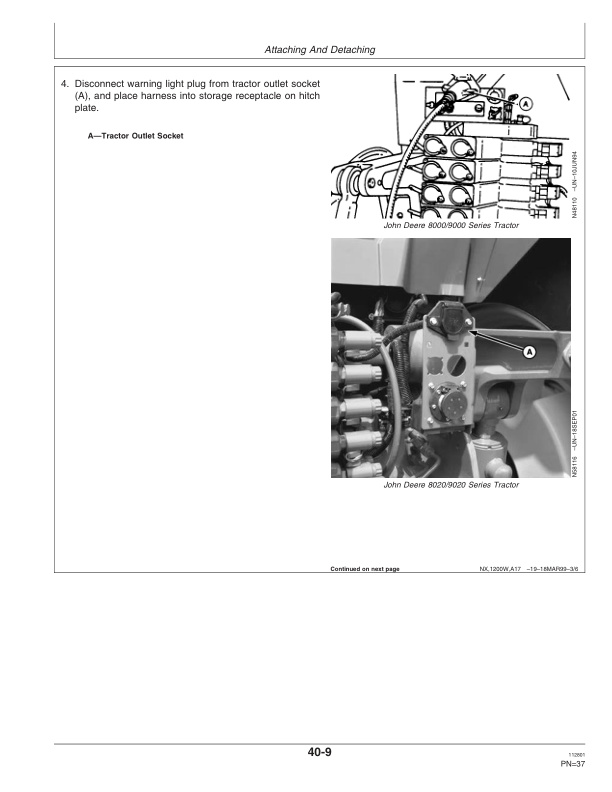John Deere 2200 Field CULTIVATOR Operator Manual OMN200805 2