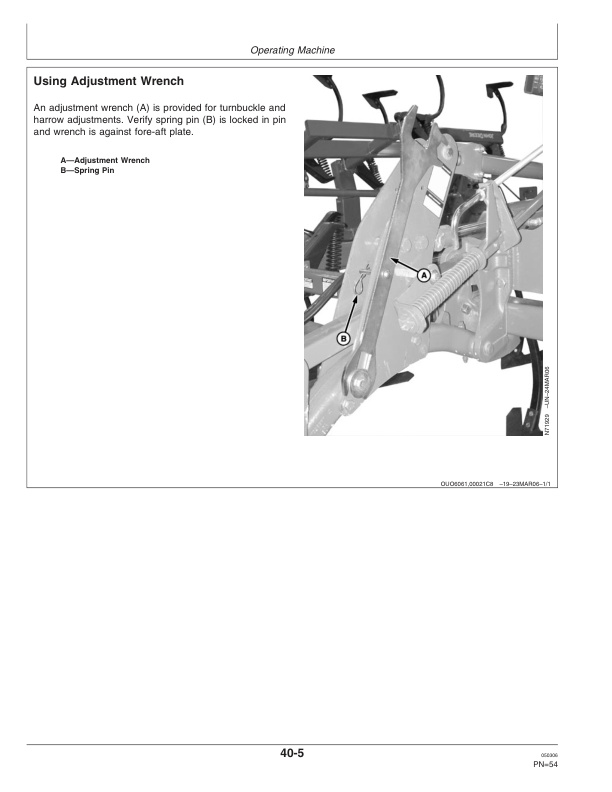 John Deere 2210 Floating Hitch Field Cultivator Operator Manual OMN300474 2