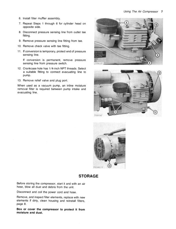 John Deere 250 Air Compressor Operator Manual OMTY3864 3