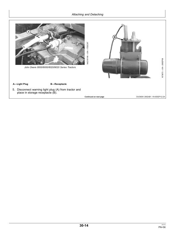 John Deere 2720 Disk Ripper Operator Manual OMN405961-2