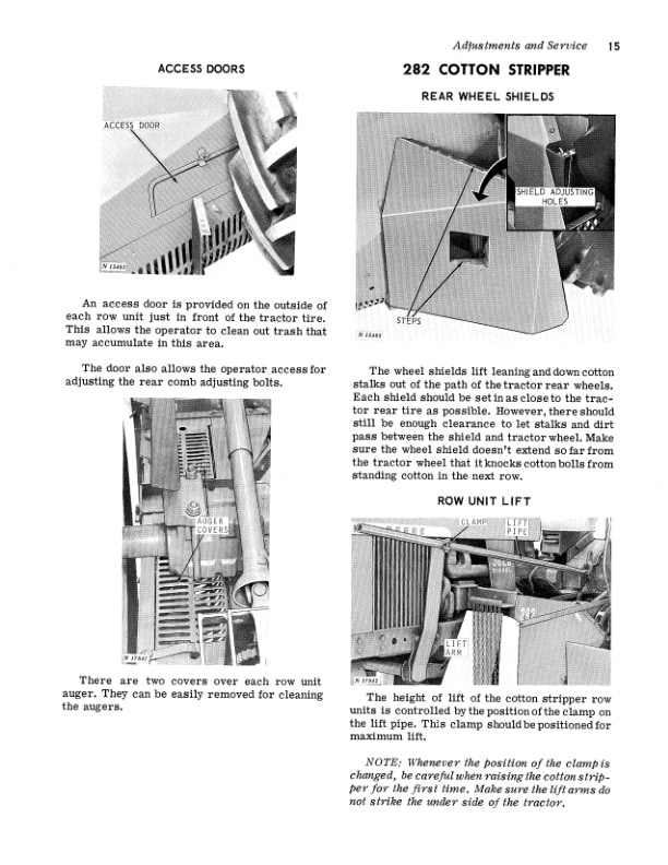 John Deere 280 And 282 Cotton Sripper Operator Manual OMN159150 2