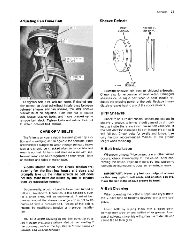 John Deere 283 Cotton Sripper Operator Manual OMN159358 2