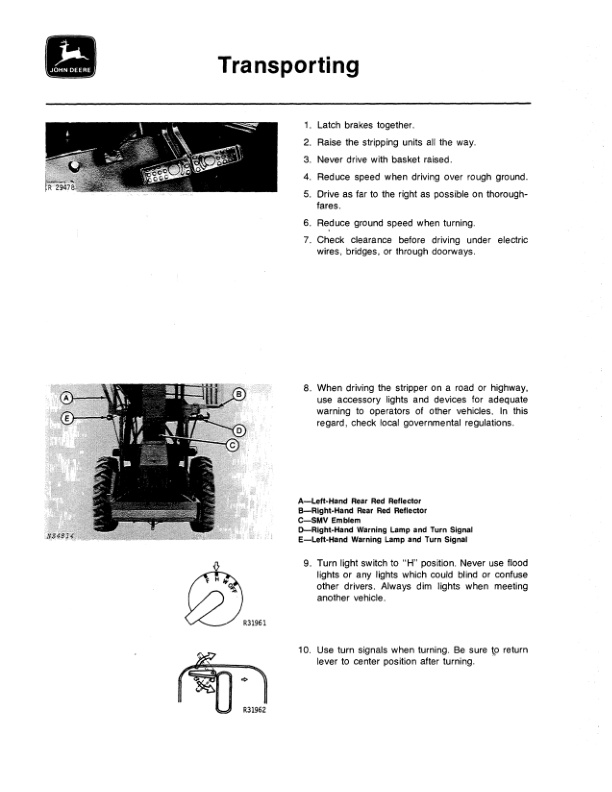 John Deere 283 Cotton Sripper Operator Manual OMN159493 2