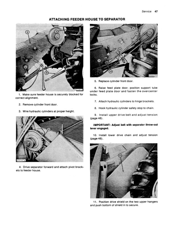 John Deere 3300 Combine Operator Manual OMH84601 2