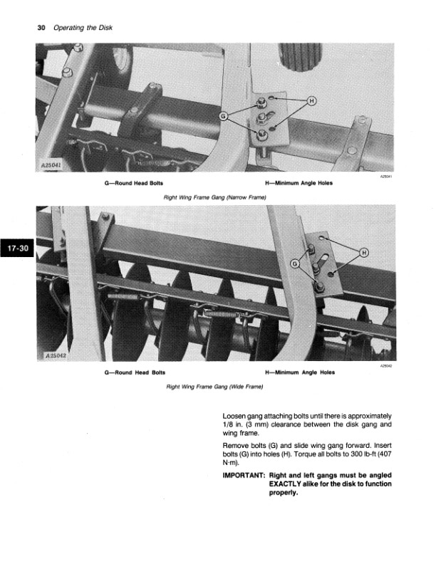 John Deere 335 Wing Fold Power Flex Disk Operator Manual OMA48057 2