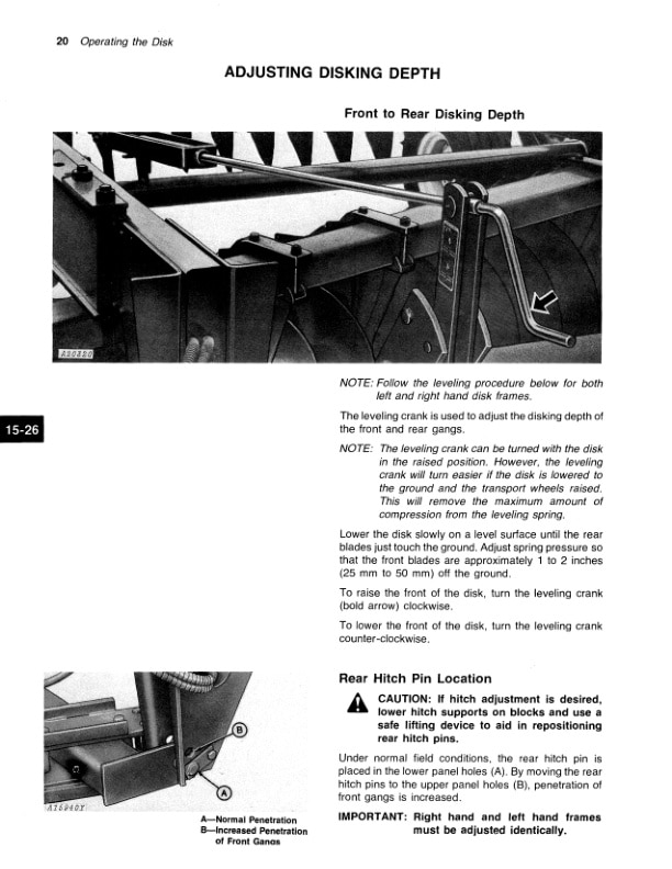 John Deere 375 Swinger Disk Operator Manual OMA38139 2
