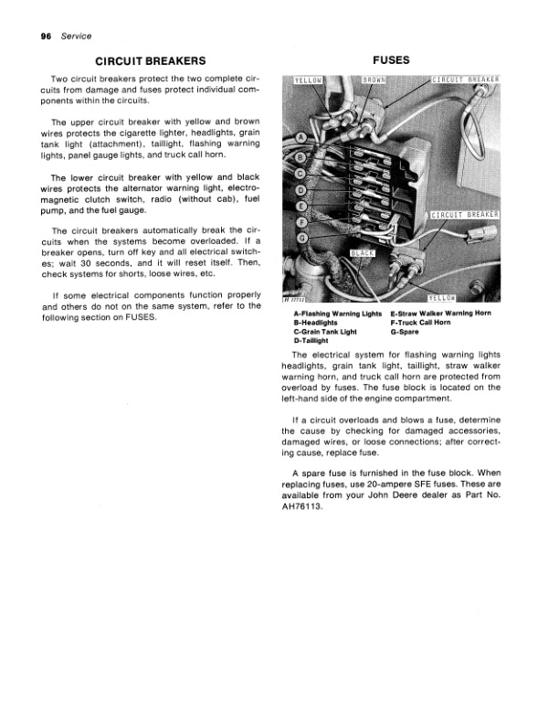 John Deere 4400 Combine Operator Manual OMH84018 3