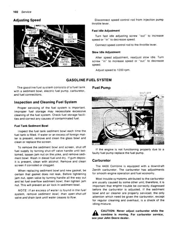 John Deere 4400 Combine Operator Manual OMH84603 3