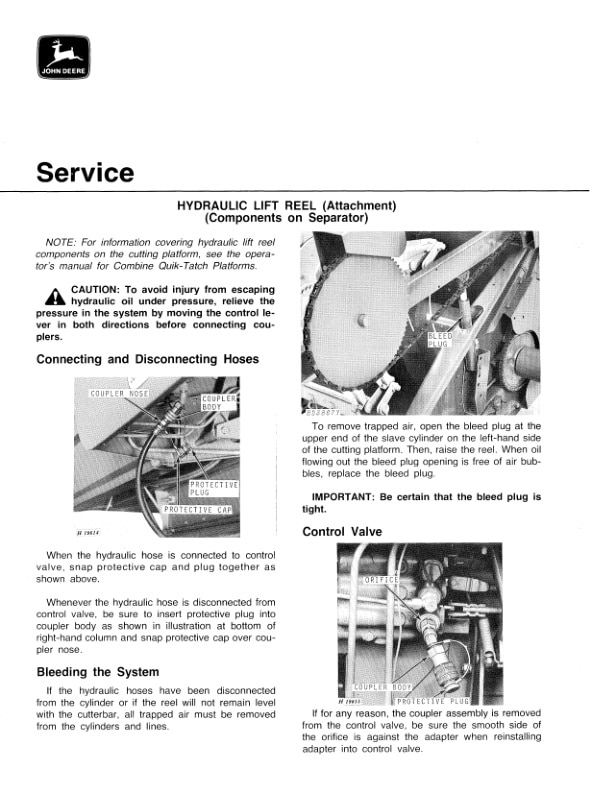 John Deere 4400 Combine Operator Manual OMH86804 2
