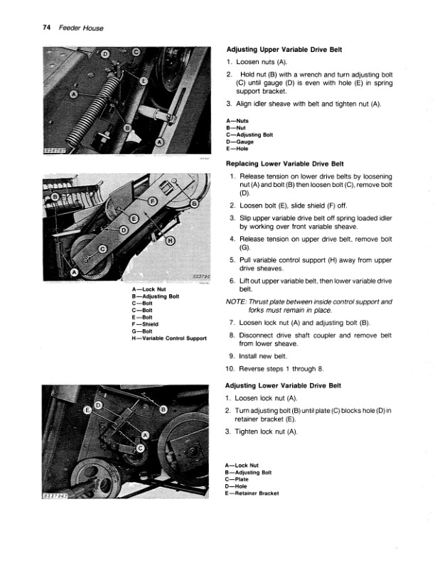 John Deere 4420 Combine Operator Manual OMH114177 2