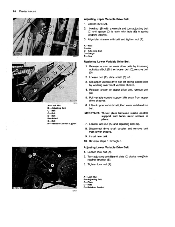 John Deere 4420 Combine Operator Manual OMH116958 2