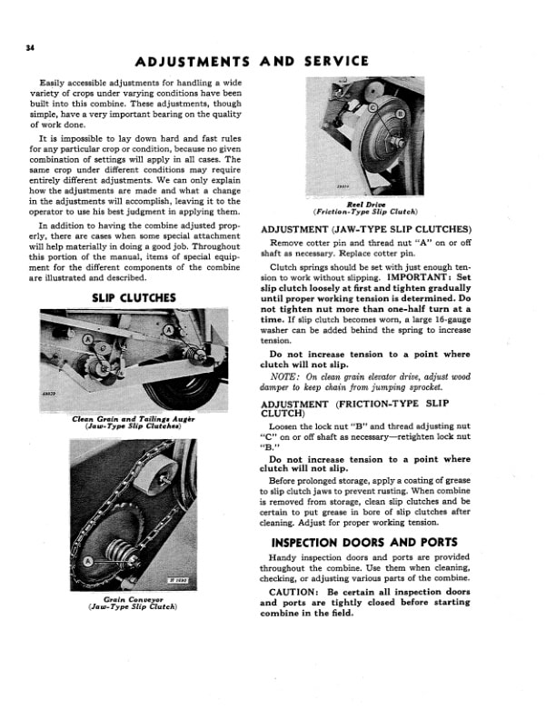 John Deere 45 Hi Lo Combine Operator Manual OMH90736 2