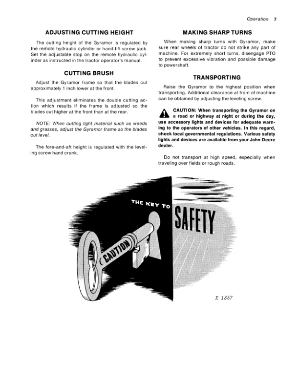 John Deere 527 Gyramor Rotary Cutter Operator Manual OMW21201 2