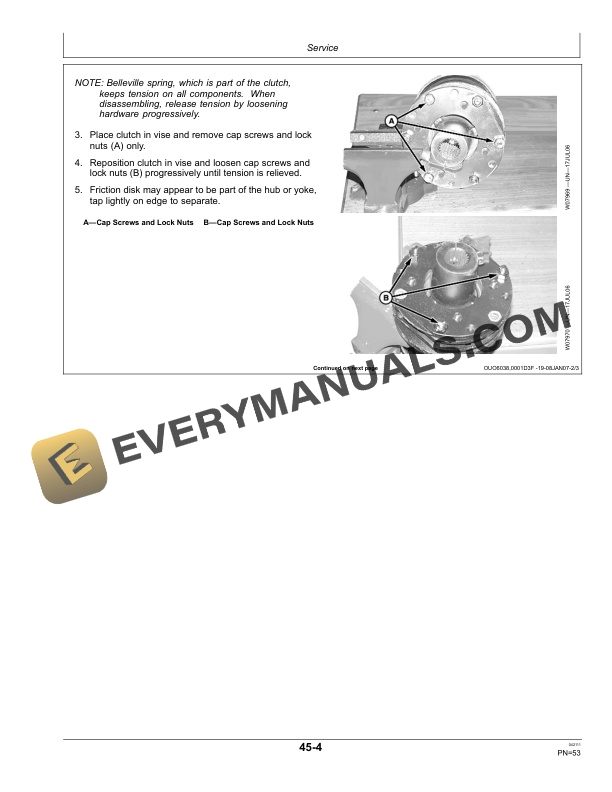 John Deere 609 709 Rotary Cutter Operator Manual OMP74200