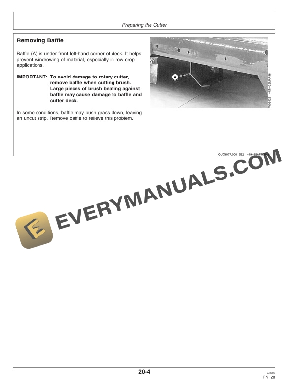 John Deere 609 709 Rotary Cutter Operator Manual OMW51710