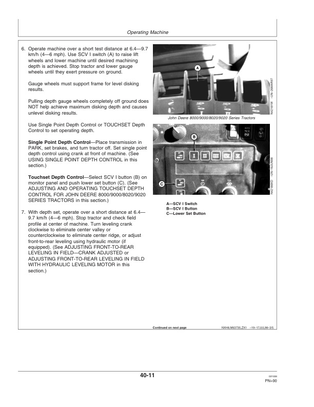 John Deere 637 Regular, Rock, BlackLand, and WheatLand Disks Operator Manual OMN300793-2