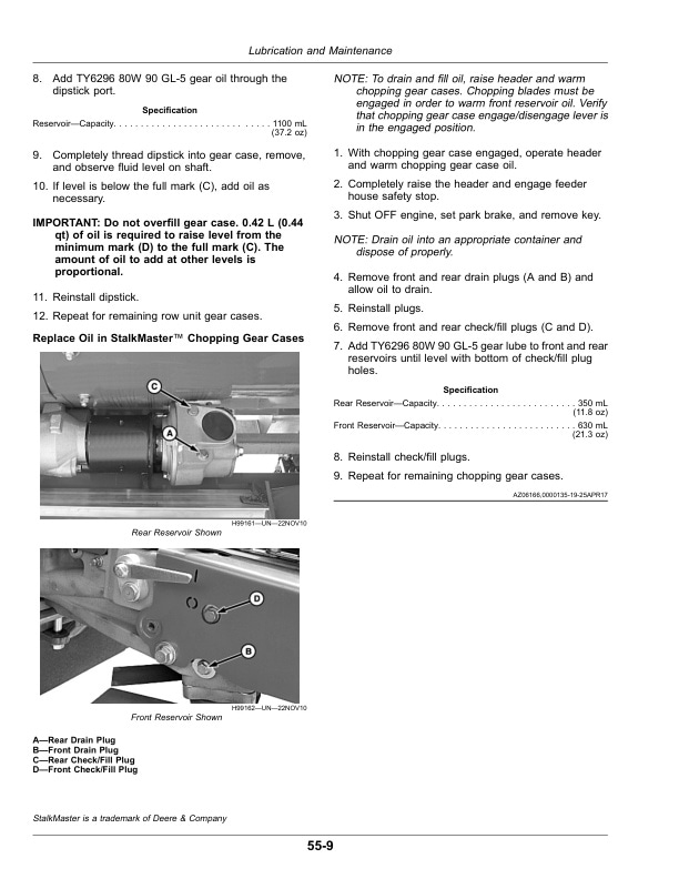 John Deere 712FC Folding Corn Head Operator Manual OMHXE147783-3
