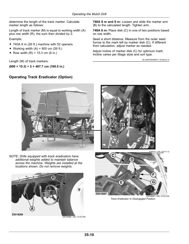 John Deere 740A Mulch Drill Operator Manual OMA120781-2