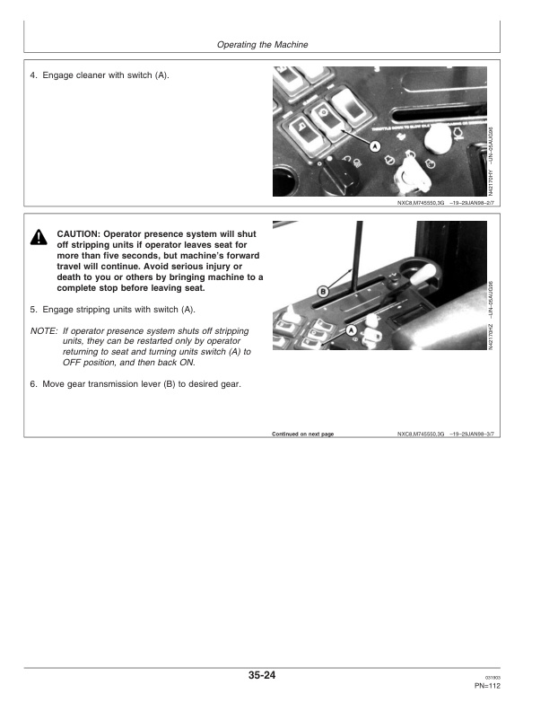 John Deere 7455 Cotton Stripper Operator Manual OMN300182 2