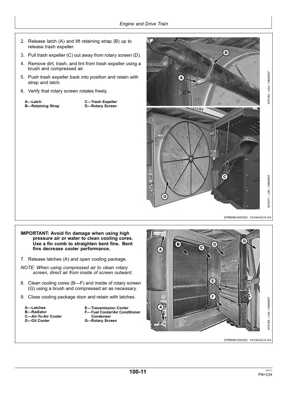 John Deere 7660 Cotton Picker Operator Manual OMN401531-3
