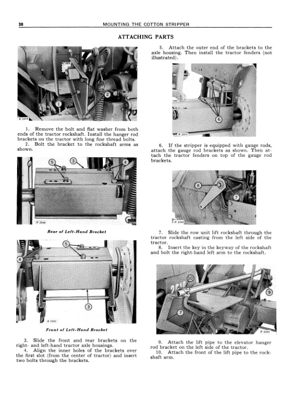 John Deere 77 Two Row Cotton Sripper Operator Manual OMN97633 3