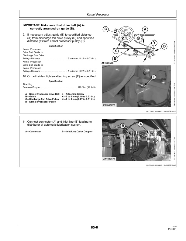 John Deere 7950 Self-Propelled Forage Harvester Operator Manual OMZ106120-3