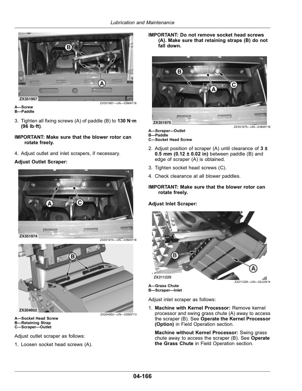 John Deere 8100 – 8600 and 9600 Self-Propelled Forage Harvester Operator Manual OMHXE151354-3