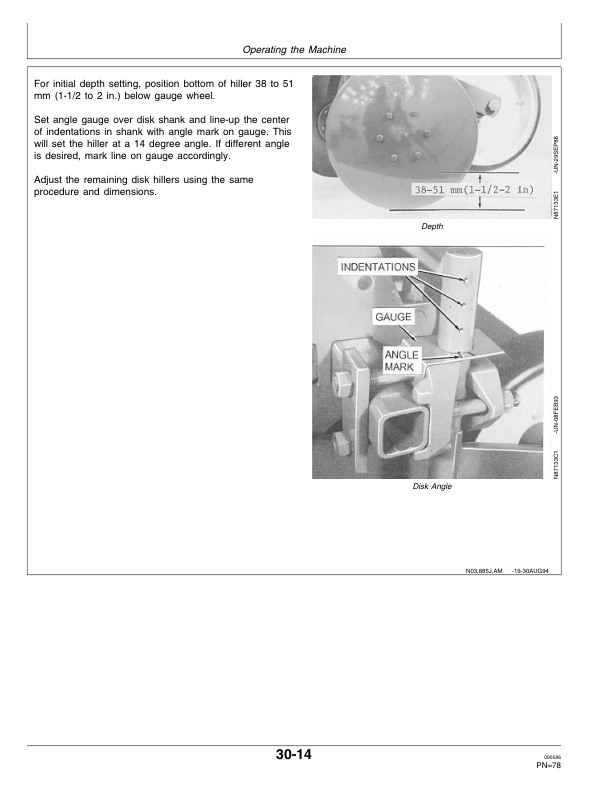 John Deere 875 Series Folding Minimum Till Cultivator Operator Manual OMN200251 3