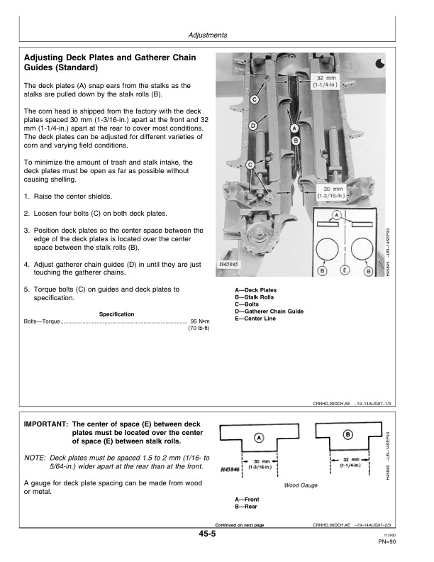 John Deere 90 Series Corn Heads Operator Manual OMH175278 3