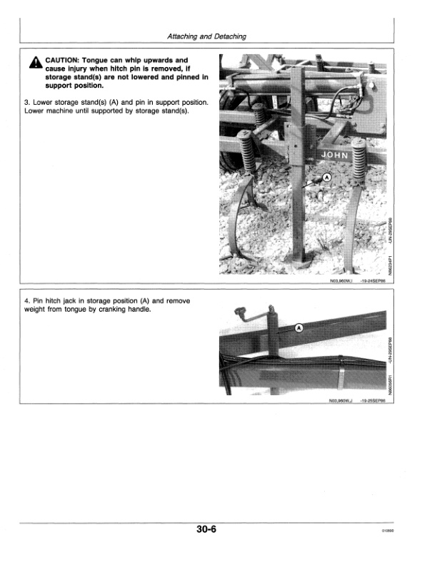 John Deere 960 SERIES DRAWN FIELD CULTIVATOR Operator Manual OMN200083 2