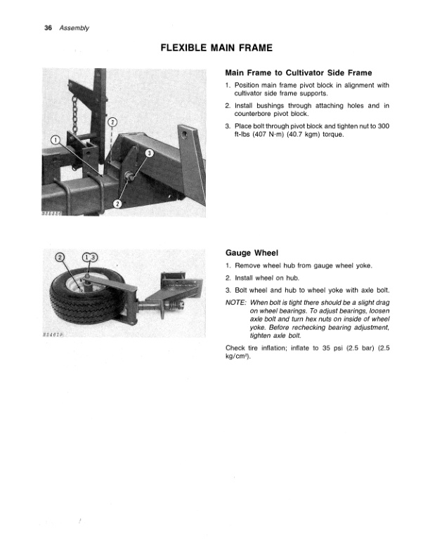 John Deere FM 4 6 8 And 12 Row Series Row Crop CULTIVATOR Operator Manual OMN159456 3