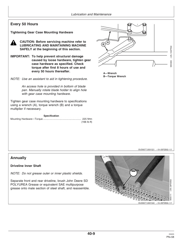 John Deere LX4 LX5 And LX6 Rotary Cutter Operator Manual OMW51358 3