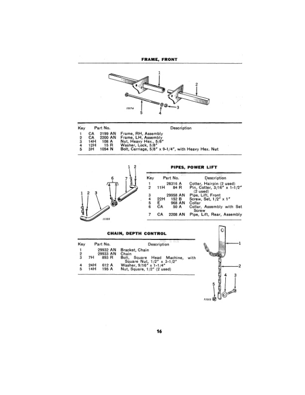 John Deere M10A SERIES TRACTOR CULTIVATOR Operator Manual OMN51149 3