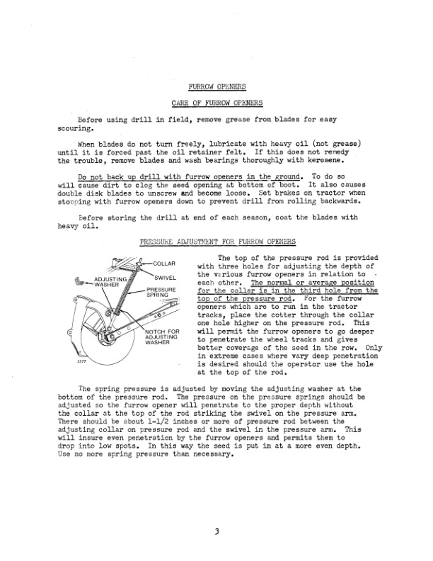 John Deere Model RB 2 Van Brunt Grain Drill Operator Manual OMM32952 2