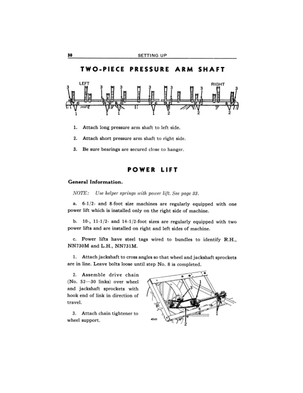 John Deere VAN BRUNT Model 147 Cc Field And Orchard CULTIVATOR Operator Manual OMM41056 3