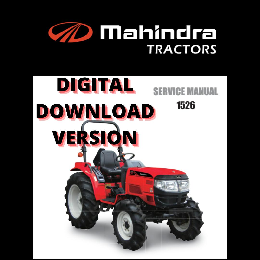 Mahindra Tractor 1526 Gear HST Service Manual