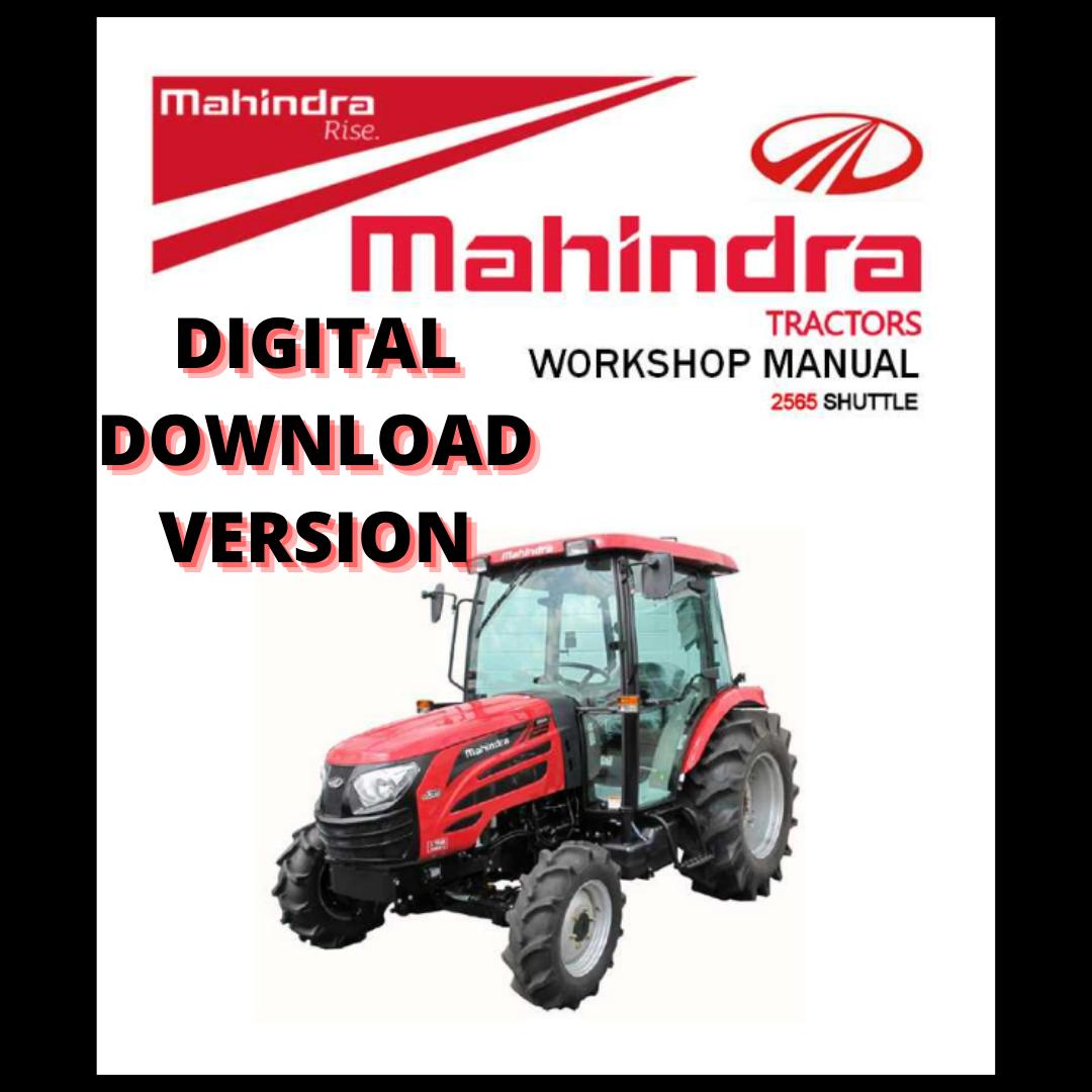 Mahindra Tractor 2565 Shuttle Workshop Manual