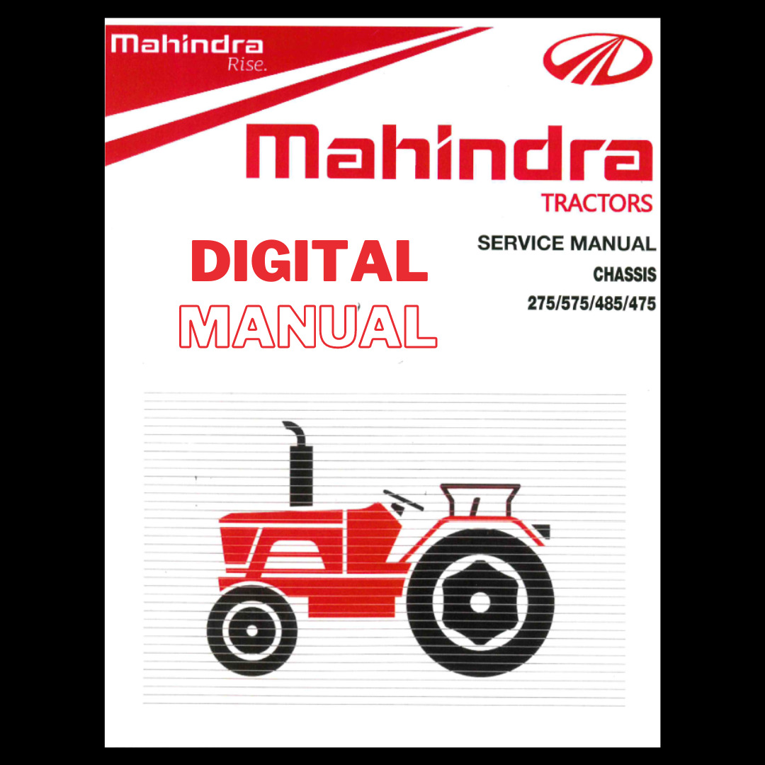 Mahindra Tractor 275 475 485 575 Chassis Service Manual
