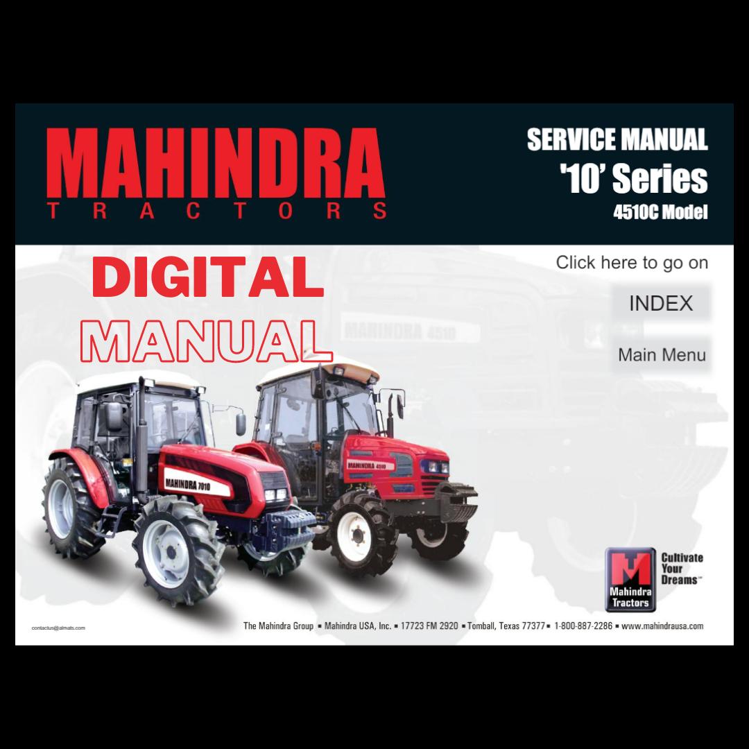 Mahindra Tractor 4510C Service Manual