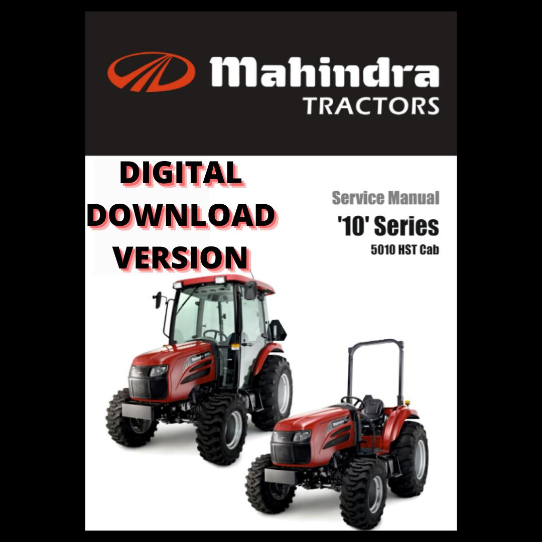 Mahindra Tractor 5010 HST Cab Service Manual