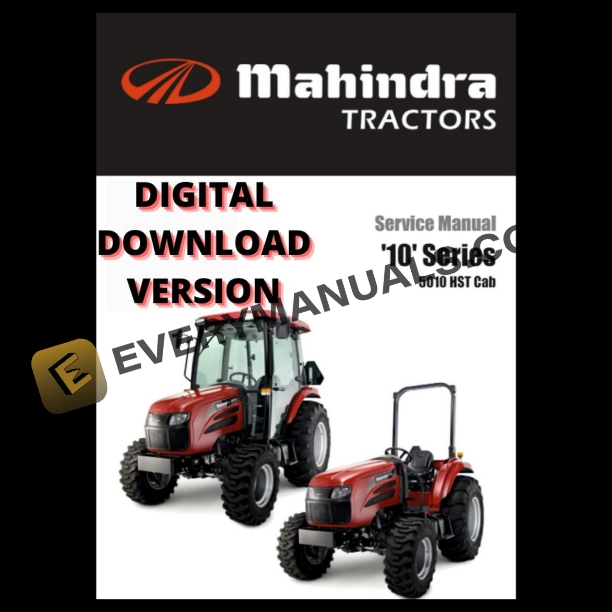 Mahindra Tractor 5010 HST Cab Service Manual