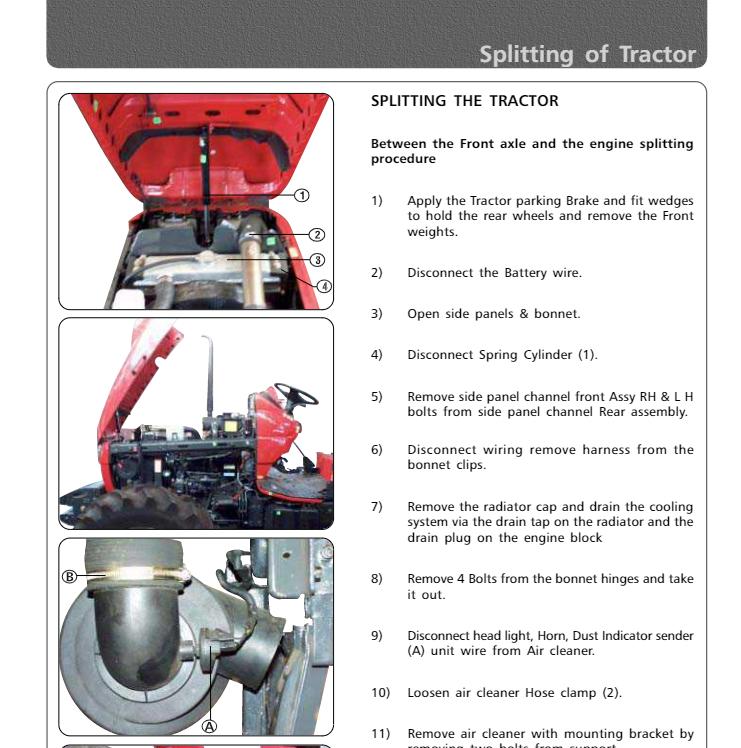 Mahindra Tractor 5520 6520 7520 2WD 4WD Service Manual_1