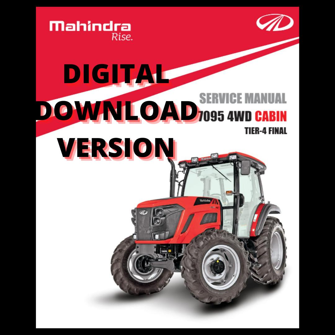 Mahindra Tractor 7095 4WD Cabin Service Manual