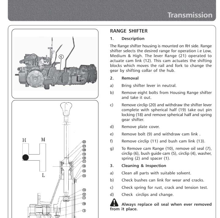 Mahindra Tractor 8560 7060 4WD Cabin Service Manual_1