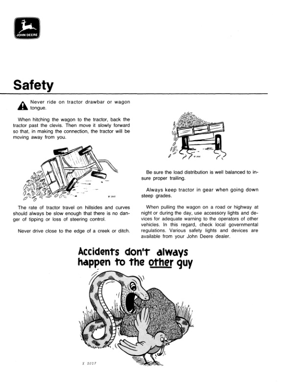John Deere 1065A Wagon Operator Manual OMW21362-2
