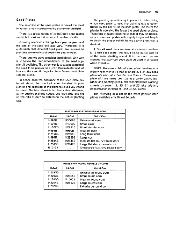 John Deere 1300 Planter Operator Manual OMB25492-2